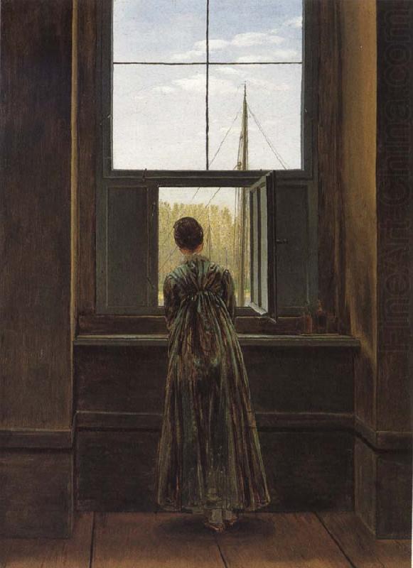 Woman at a Window, Caspar David Friedrich